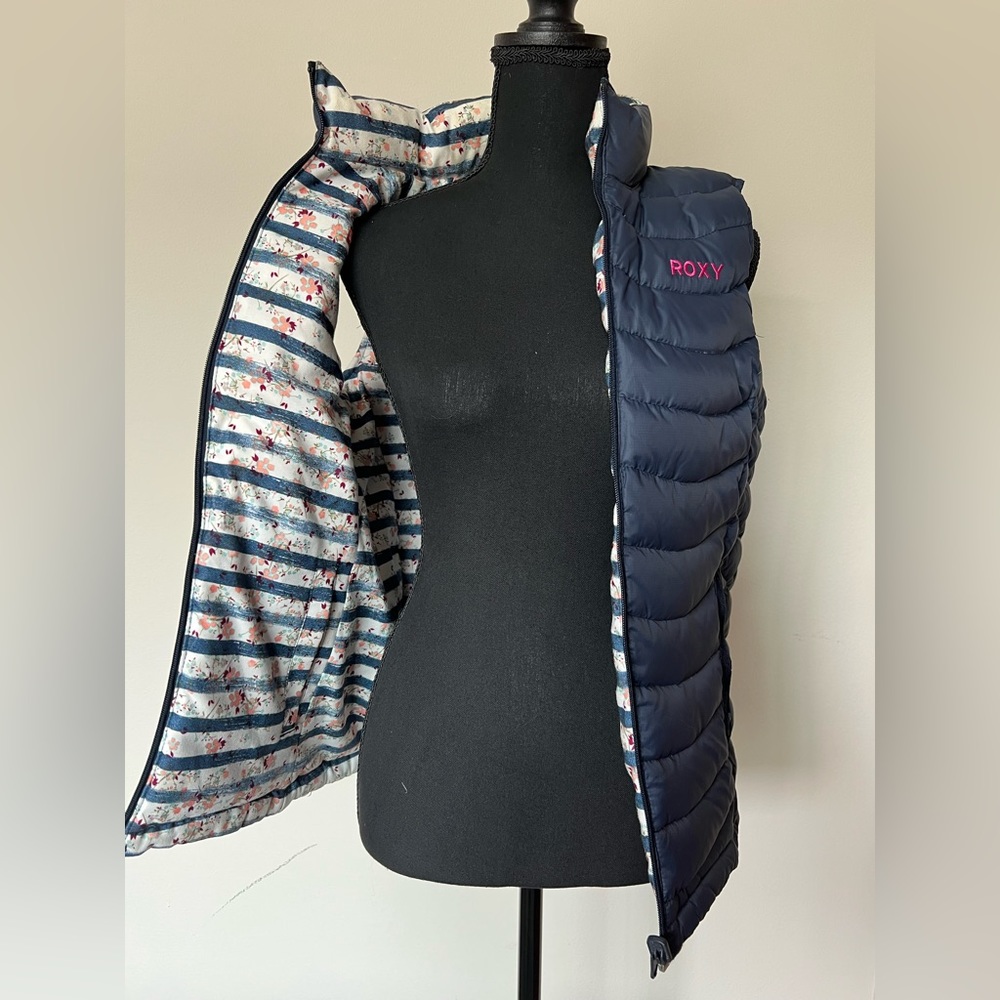 Rare Vintage Reversible Roxy Puffer Vest